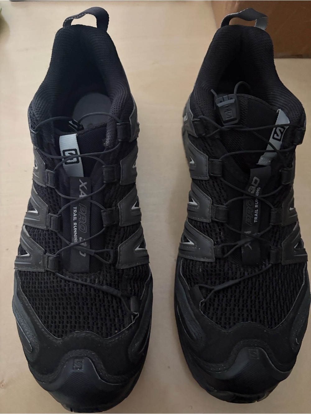 Salomon 3D Pro Black Quicklace Trail Running Shoes